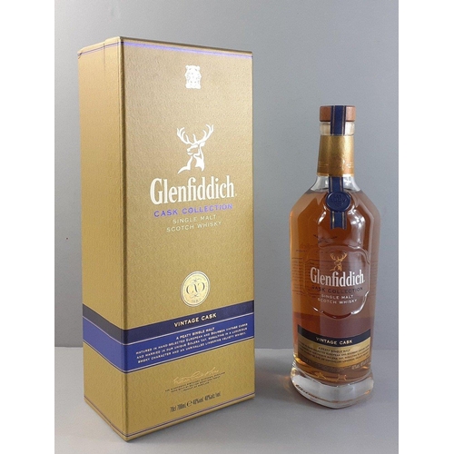 34B - HIGHLY SOUGHT AFTER BY COLLECTORS The Glenfiddich Vintage Cask Collection single peaty malt Scotch w... 