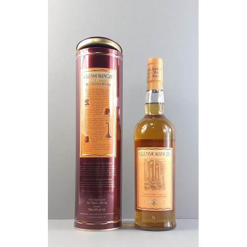 46 - GLENMORANGIE Ten Years Old in tube with original packing. 70cl bottle.#58