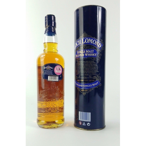 68 - A 700ml bottle of LOCH LOMOND single malt whisky in a tin#80