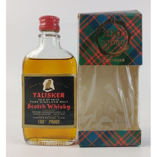 77 - TALISKER 100% proof miniature boxed malt whisky, bonded and bottled by GORDON & MACPHAIL#89