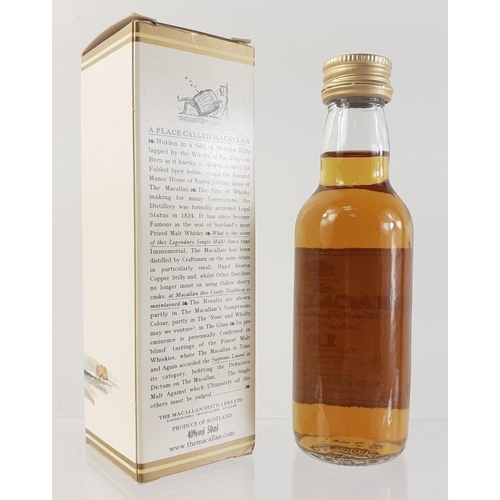 85 - MACALLAN 10 years Old. Boxed 50ml miniature.#97