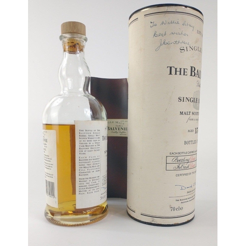 21 - The Balvenie Single Malt Scotch Whisky, 15 years old, 70cl bottled by hand, certified by the Balveni... 