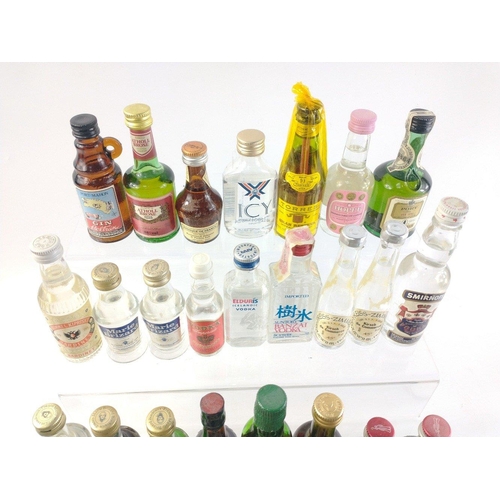 238 - A super collection of miniatures comprising spirits, liqueurs, Armagnac, Brandy and much else.  Over... 