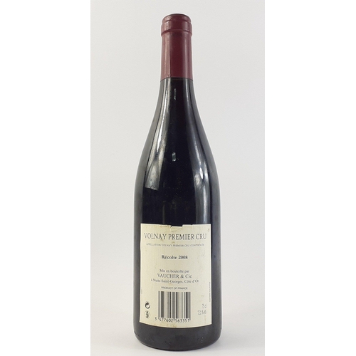 254 - GRAND VIN de BOURGOGNE VOLNAY PREMIER CRU 2008 75cl Vaucher & Co - seal intact - purchased by th... 