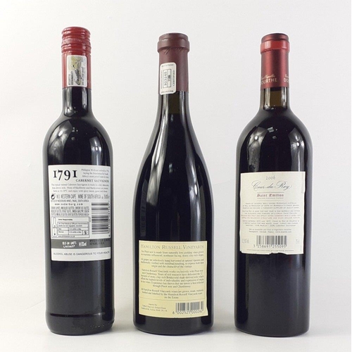 267 - Good selection of quality wines to include 2006 Saint Emilion Cour du Roy, 2001 Hamilton Russell Pin... 