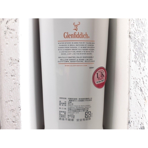 34A - HIGHLY COLLECTABLE! The Glenfiddich WINTER STORM 70cl still within its original presentation box wit... 