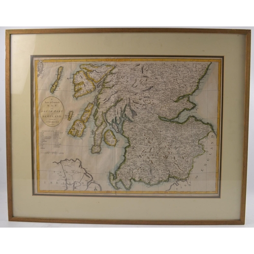 352 - 'A New And Correct Map Of The South Part Of SCOTLAND from the beft Authorities' engraved by John Car... 