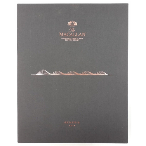 94 - Reduced buyers premium to 12%!
The MACALLAN  Genesis, 70cl, was released to mark the creation (or...... 