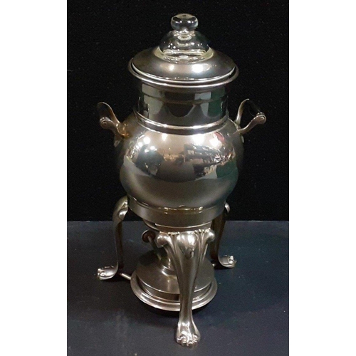 121 - A vintage LANDERS, FRARY and CLARK silver plated coffee percolator Universal N006#120