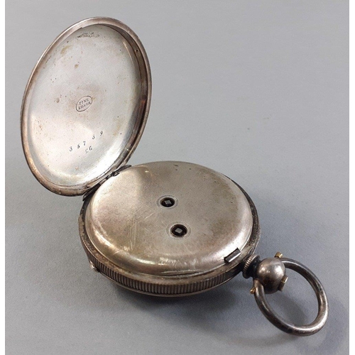 53 - An exquisite silver pocket watch with beautifully silvered 34mm approx face.  No key, untested but a... 