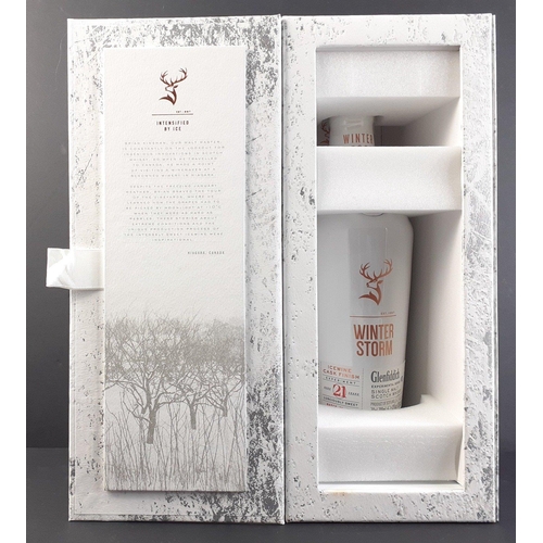 191 - HIGHLY COLLECTABLE! The Glenfiddich WINTER STORM 70cl still within its original presentation box wit... 