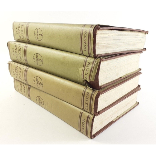 407 - A four volume set of THE MODERN GROCER edited by CLT Beeching, revised edition published by Caxton, ... 