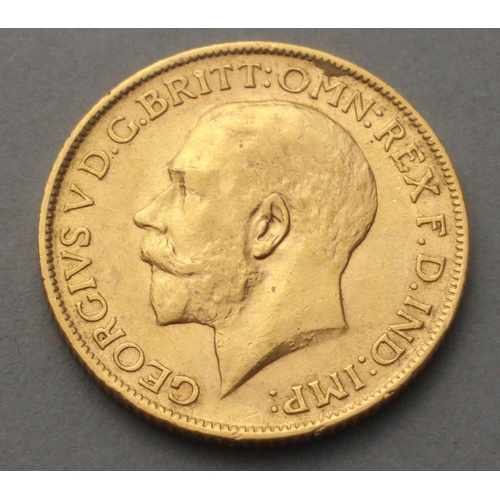 120 - A 1911 George V full sovereign#124