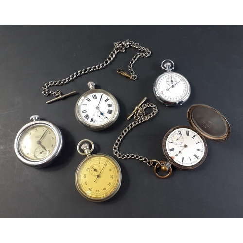 292 - A small lot of five stop watches of interest to include an OMEGA (in poor condition), a SMITH'S EMPI... 