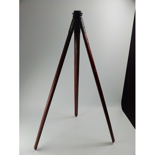 653D - A modern wooden tripod - Stand Lamp or Helio A-MARK III. L.A.M., 98cm approx#708