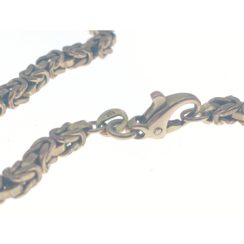 83 - A 333 stamped (8ct German) gold chain measuring an impressive 90cm, weight 36g approx#83