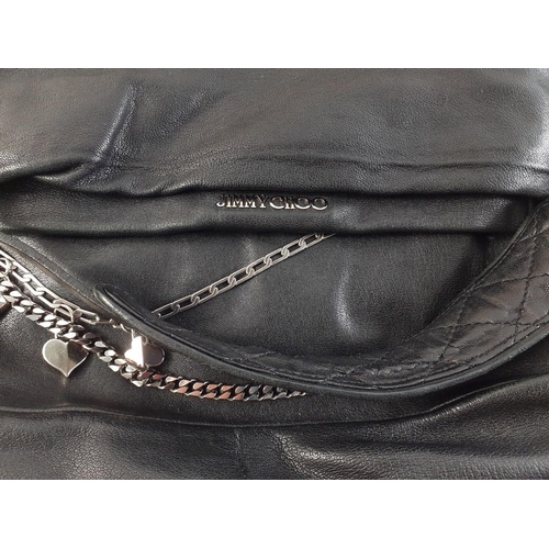 318 - JIMMY CHOO lovely large BIKERS bag with chain. The bag is in excellent condition with soft leather a... 