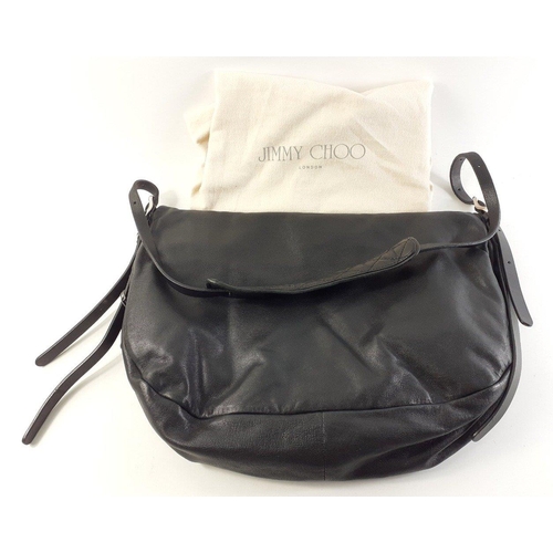 318 - JIMMY CHOO lovely large BIKERS bag with chain. The bag is in excellent condition with soft leather a... 