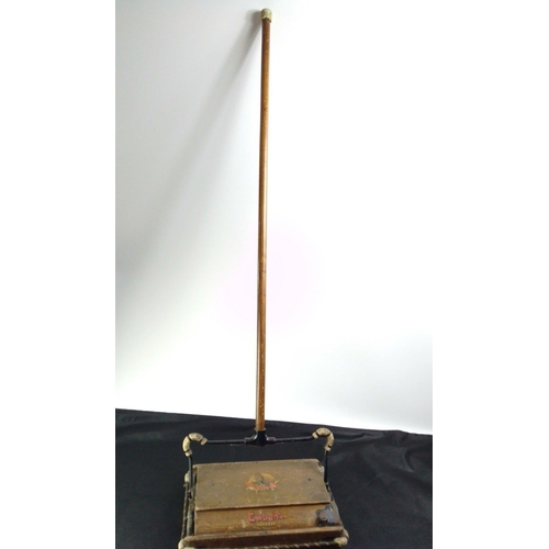 367 - An antique WOODEN EWBANK Success carpet sweeper British manufactured with lion logo.  Appears in goo... 