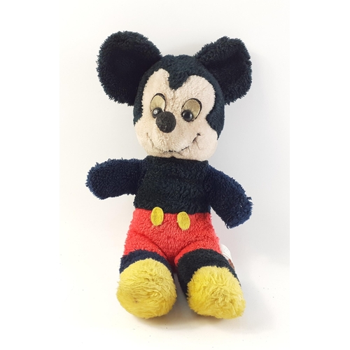 378 - Vintage MICKEY MOUSE plush toy by PEDIGREE Dolls & Toys ltd.  Retains original tag. Stands 30cm ... 