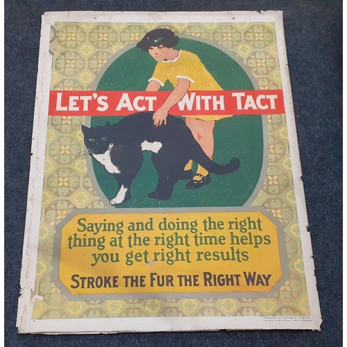 425 - 1927 -Fantastic original screenprint motivational paper poster 