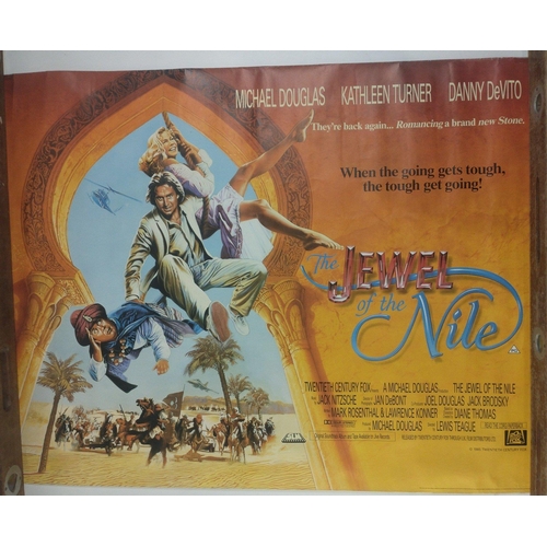 430 - A National Screen Service poster of THE JEWEL OF THE NILE, measures 100 x 75cm approx#84