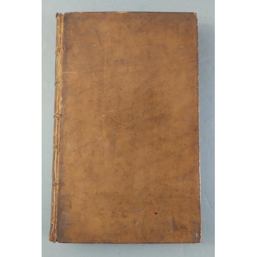 454 - A leather bound copy of TERENCE'S COMEDIES by S. PATRICK, vol. II of the third edition printed by Ed... 