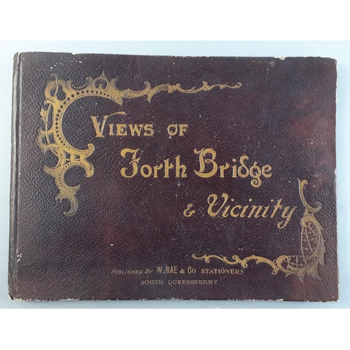 461 - RARE PUBLICATION SOUTH QUEENSFERRY VIEWS OF FORTH BRIDGE & Vicinity photo book published by W. R... 