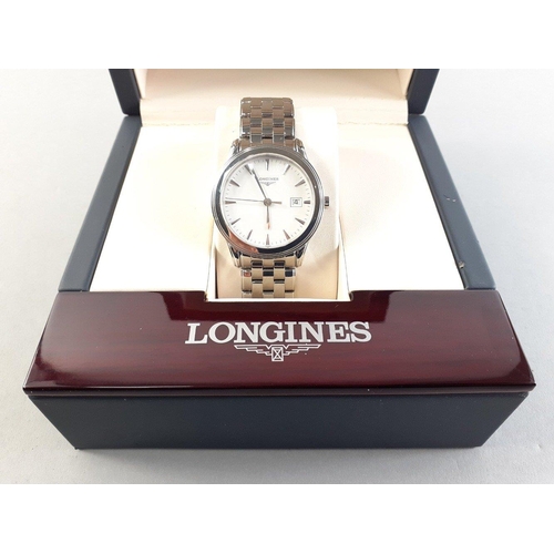 100 - LONGINES L4.716.4 FLAGSHIP gent's quartz watch with original presentation box etc. Complete with ins... 