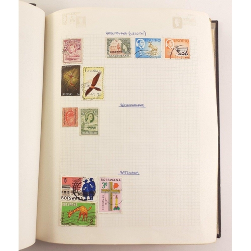 121 - A substantial stamp album full of UK, colonial and world stamps.  Also a quantity of loose stamps.#1... 