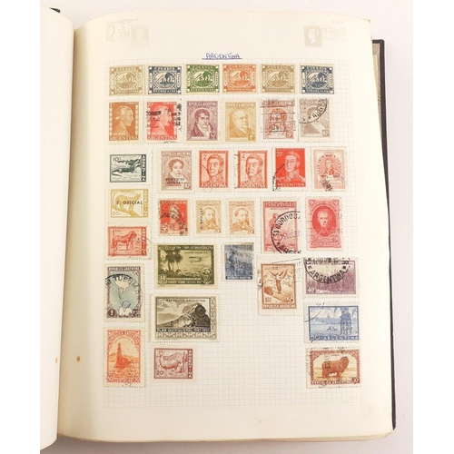 121 - A substantial stamp album full of UK, colonial and world stamps.  Also a quantity of loose stamps.#1... 