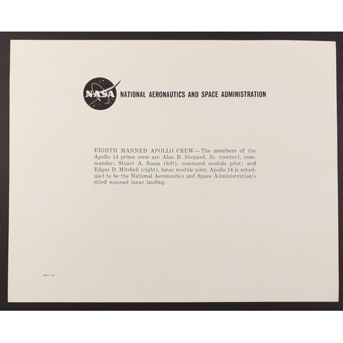 127B - NASA APOLLO MANNED MISSION CREW MEMBER PHOTOGRAPHS! A great collection of historical NASA memorabili... 