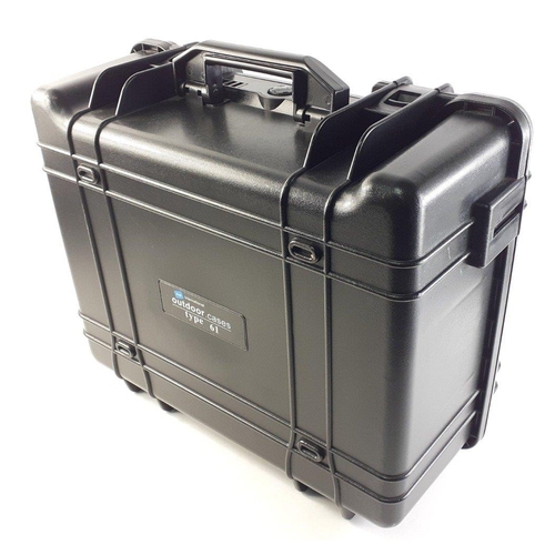 305 - A cased DJI PHANTON ADVANCED Model W322 in hard clam shell case with blades, batteries etc.  Appears... 