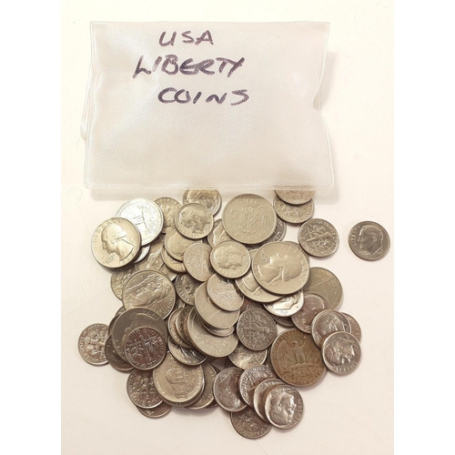 51 - A tub containing a mixture of UK and obsolete world coinage. Also a small number of circulated world... 