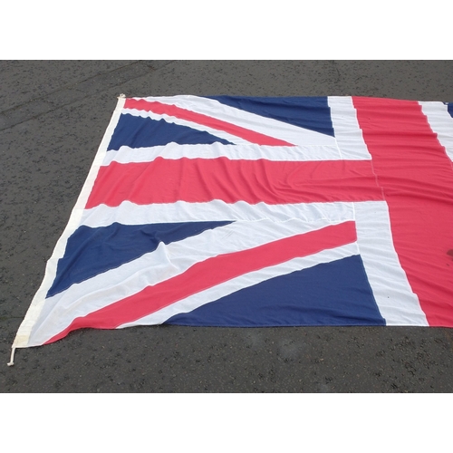 141 - An oversize modern Union flag 475 x 274cm.  Dates to circa 2002 made by Sports and Corporate Flags U... 