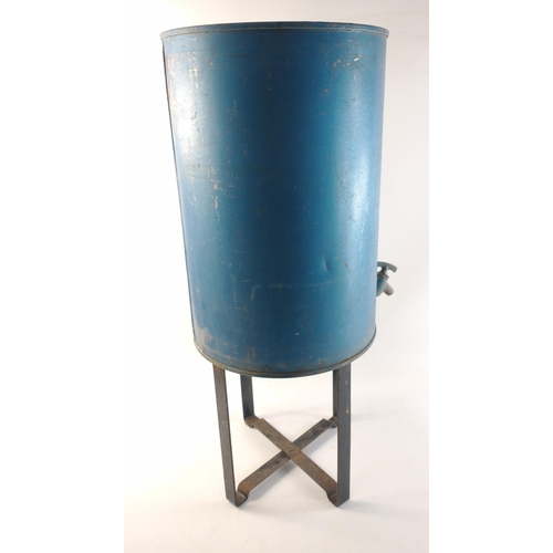 213 - A vintage VALOR Esso Blue paraffin drum dispenser approx 42cm high.  In original condition and unusu... 