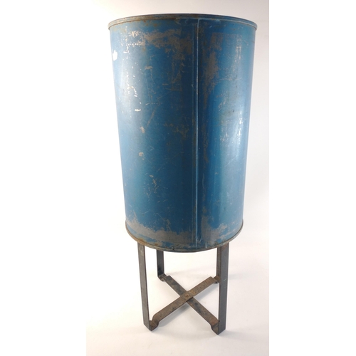 213 - A vintage VALOR Esso Blue paraffin drum dispenser approx 42cm high.  In original condition and unusu... 