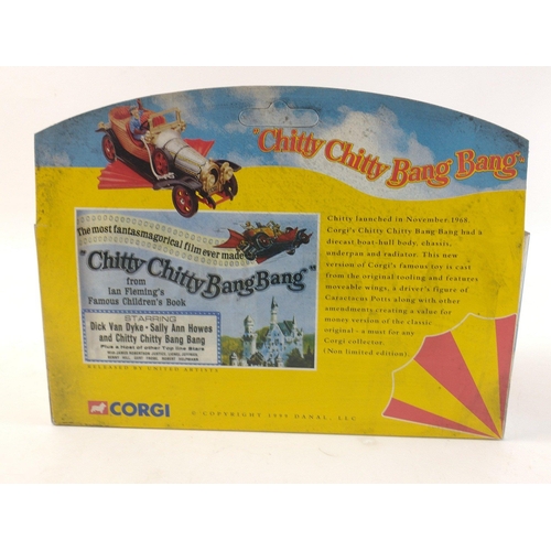 221 - A CORGI 05301 Chitty Chitty Bang Bang model in box with wear from storage but in great condition as ... 