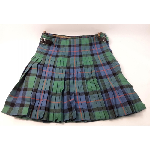 416 - A pure new wool HUGH MACPHERSON gent's kilt FLOWER OF SCOTLAND, waist 42-44