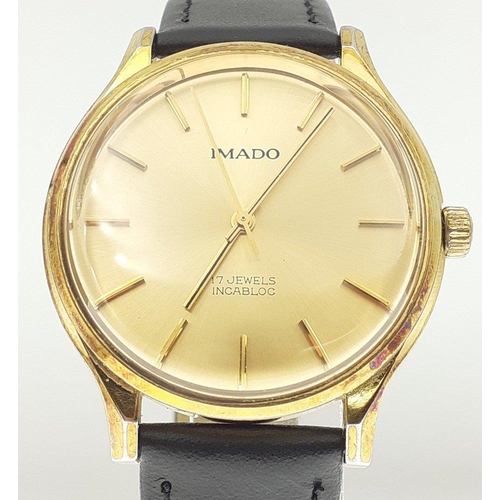 47 - An IMADO 17 jewel Incabloc GY-29.5 gent's wrist watch in nice working condition.#47