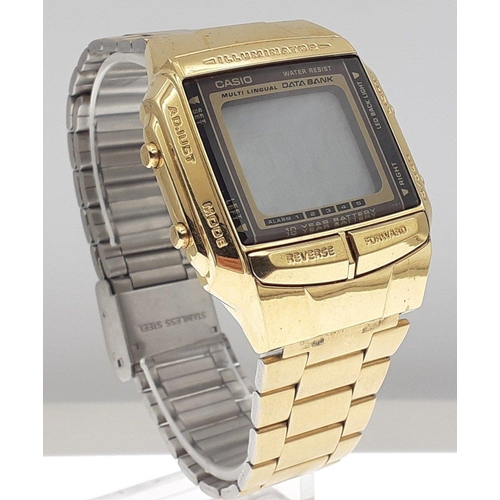 49 - A classic CASIO Illuminator databank watch.  Requires battery, untested.#49