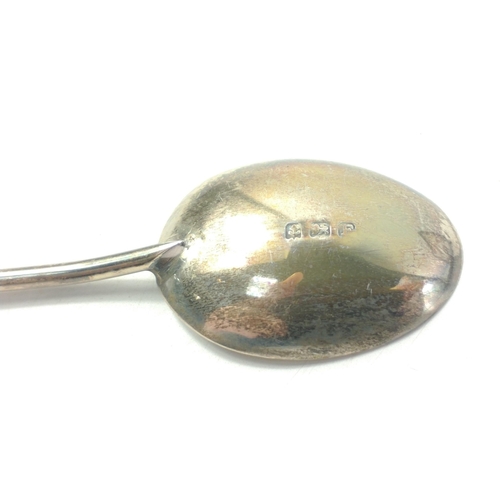 64 - A boxed set of 6 coffee bean spoons hallmarked Birmingham 1930, gross weight 33g approx#64