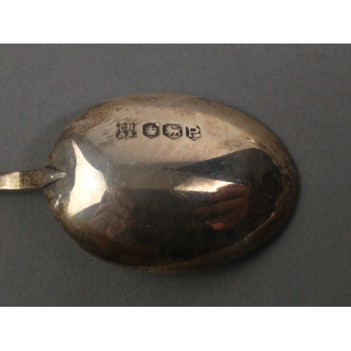 65 - Six silver hallmarked golfing spoons, Sheffield 1957, each 10cm long approx, weight 62g approx. Pres... 