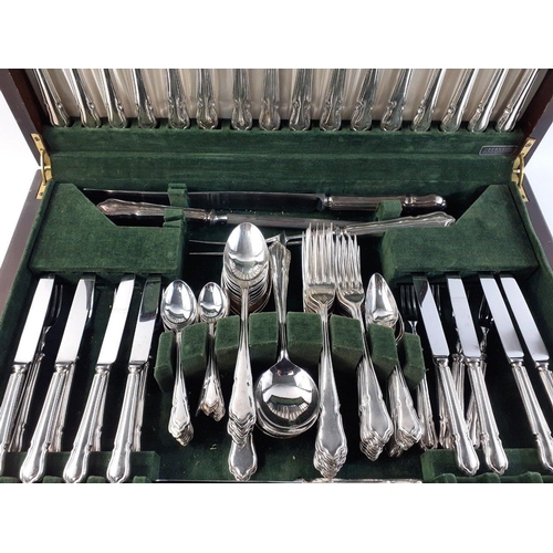 75 - XMAS TABLE - canteen of BELVIN PLATE cutlery including a carver set, approx 95 pieces#75