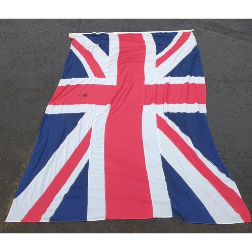 141 - An oversize modern Union flag 475 x 274cm.  Dates to circa 2002 made by Sports and Corporate Flags U... 