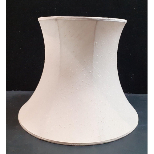 183 - A large quality cream lamp shade 55cm diameter and 43cm tall approx - cost £120 new#47