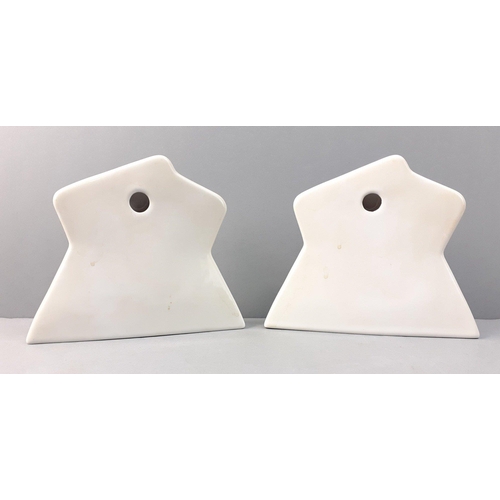 284 - A pair of WADE VINTAGE porcelain Black Jack wall plaques (SSS 1997) of the Jack of Spades and Jack o... 