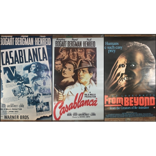 353 - CASABLANCA. two variant movie posters - great graphics. Each measures 100 x 70cm approx. Rolled cond... 