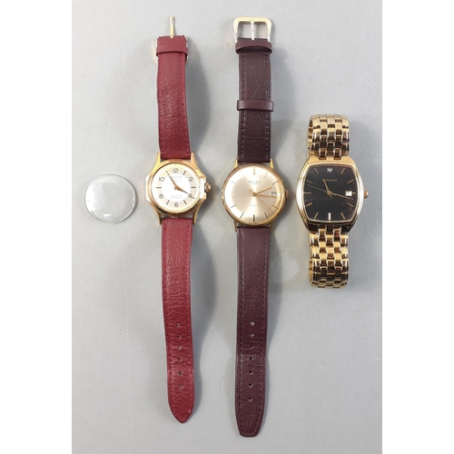 37 - A SELZA 17 jewel Swiss made Incabloc watch, 32mm dial approx, not currently running.  Plus a MORTIMA... 