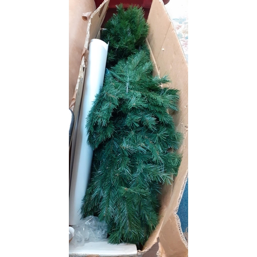 492 - A Denver Spruce Christmas tree in box.  7.5  Measures 114 x 23 x 48 approx.#495